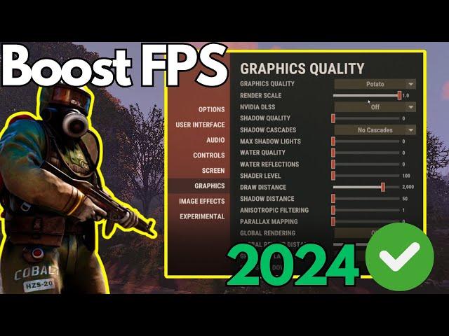 How to get better FPS Rust 2024 ️