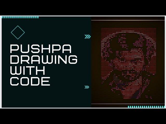 Drawing Pushpa (Allu Arjun) with coding... || AA || Pushpa ||