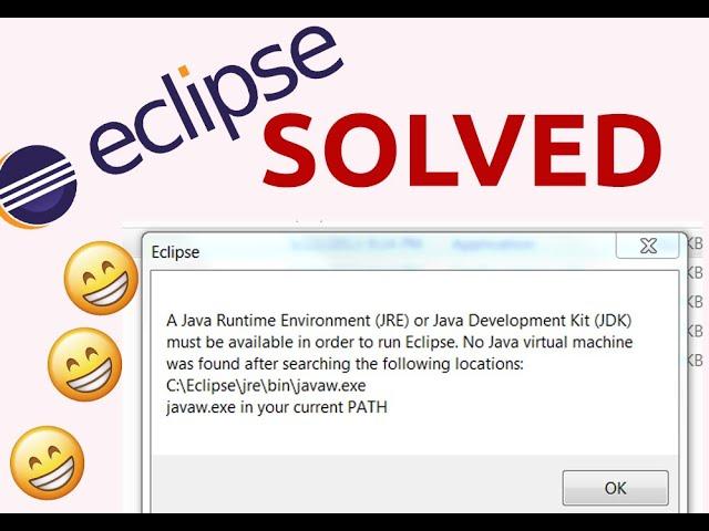 FIX Eclipse Not Opening JAVA UPDATE Required