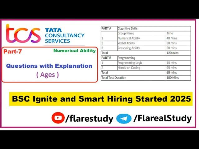 TCS NQT Numerical Ability Preparation Part 7 NQT Preparation |TCS Smart Hiring  #nqt placement