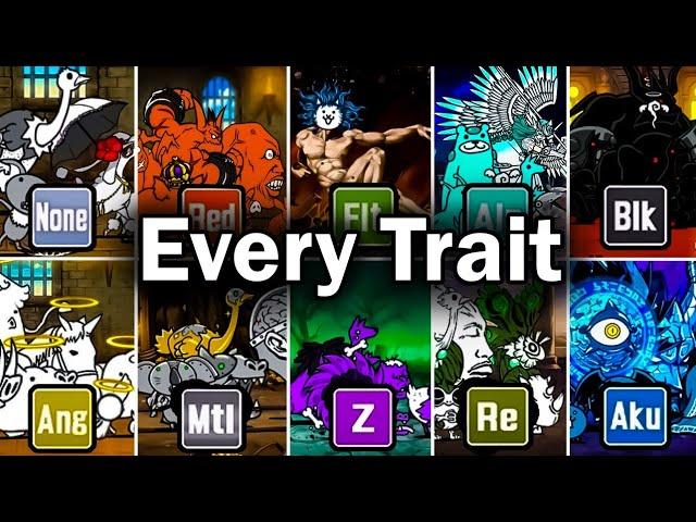 Every Single Trait Explained In Battle Cats