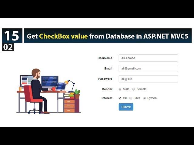 Class 15-How to get checkbox value from database and display in View in asp.net mvc 2019