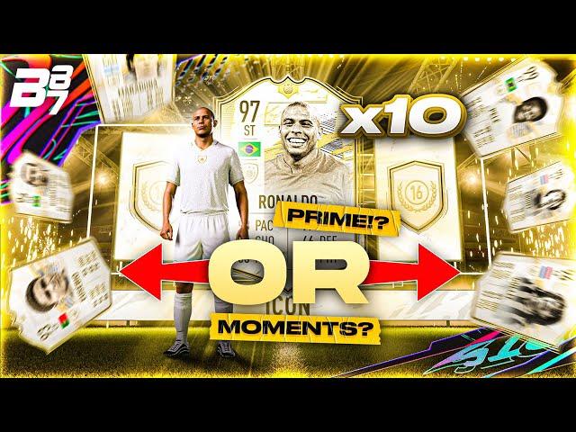 97 ICON MOMENTS R9 RONALDO IN A PACK! 10 X PRIME OR ICON MOMENTS PACKS! | FIFA 21 ULTIMATE TEAM