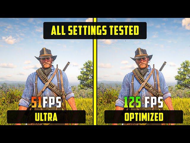 Red Dead Redemption 2 | Increase FPS by 145% - Performance Optimization Guide + Optimized Settings