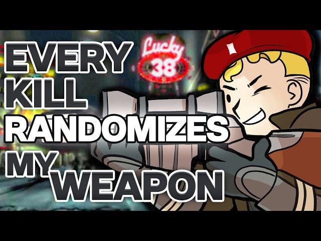 Fallout: New Vegas, But Every Kill Randomizes My Weapon...