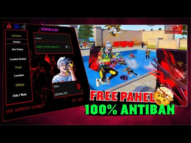 FREE PANEL AIMBOT FREE FIRE GRATIS  - 100% ANTIBAN | PC PANEL  أقوى بنل ريجيديت.