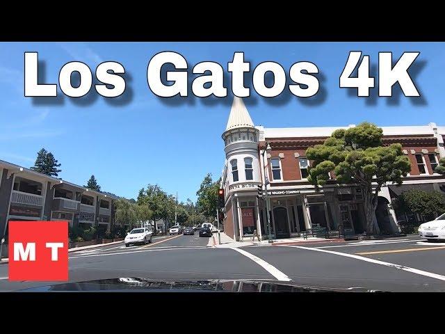 Los Gatos Downtown California - Silicon Valley Drive USA 