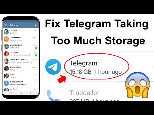 How to fix Telegram taking too much space on Phone?