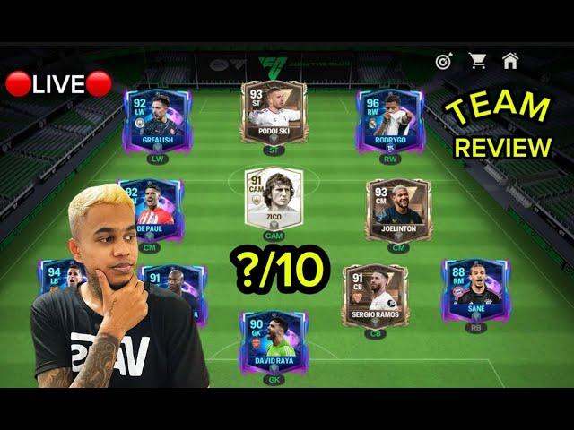  Team Review FC MOBILE LIVE