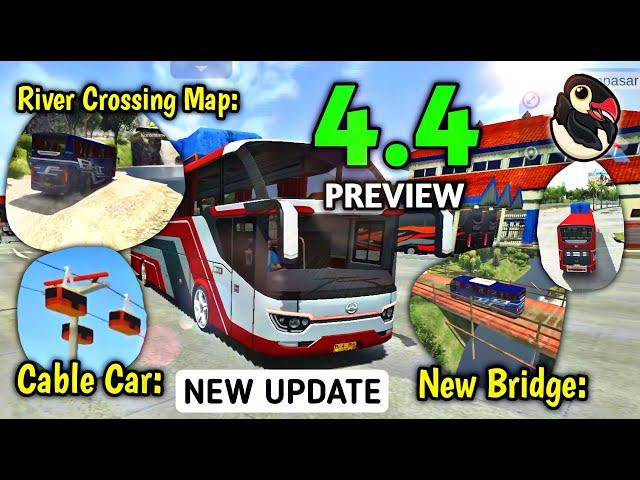 New Update 4.4! - Extreme Map and River Crossing Added In Bus Simulator Indonesia | Bus Gameplay