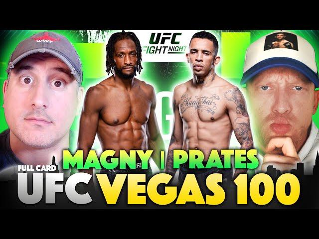 UFC Vegas 100: Magny vs. Prates FULL CARD Predictions, Bets & DraftKings