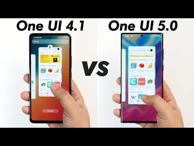 One UI 5.0 vs One UI 4.1 Animations Comparison - Did Samsung Finally FIXED it?