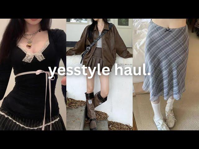 yesstyle haul | cute & affordable korean fashion 