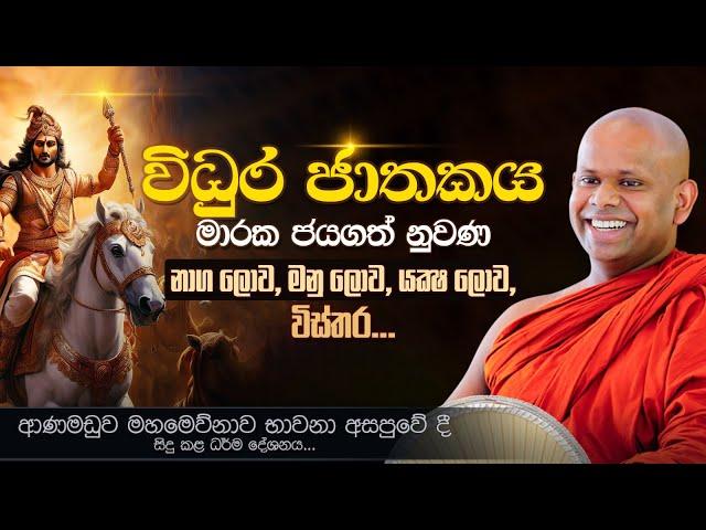 “විධුර ජාතකය“ මාරක ජයගත් නුවණ  | Venerable Welimada Saddaseela Thero #vidura_jathakaya