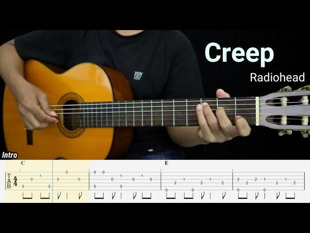 Creep – Radiohead - Fingerstyle Guitar Tutorial + TAB & Lyrics