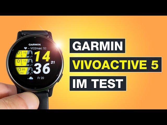 Garmin VIVOACTIVE 5 Smartwatch im Test - Fitness und Gesundheitstracking für alle - Testventure