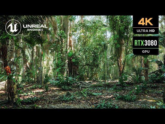 Unreal Engine 5.2 - Tropical Rainforest Demo - RTX 3080 [4K]