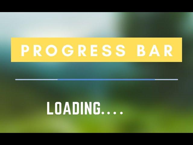 Awesome Google Loader/Progress Bar using only HTML & CSS