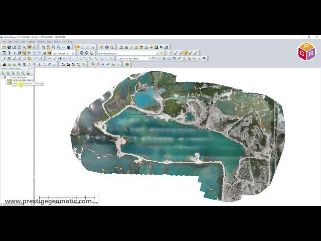 How to crop orthophoto in Global Mapper