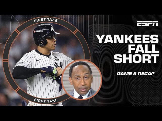 Stephen A. POINTS THE BLAME in the Yankees' World Series loss to the Dodgers | First Take