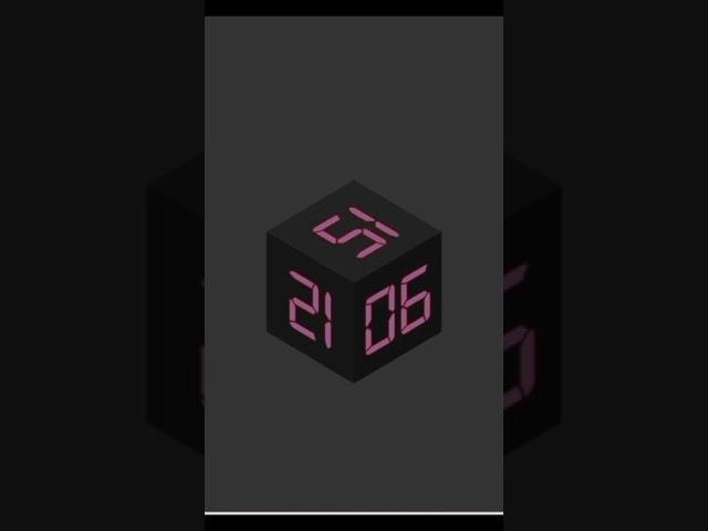 3D amazing Clock Design HTML and CSS Using