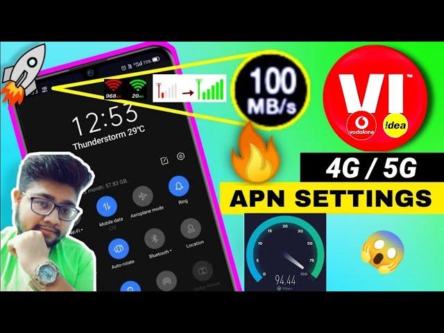 Vi APN Settings 4G/5G | Vi Network Problem Solution | Vi Internet Not Working | Vi Net Problem | Fix