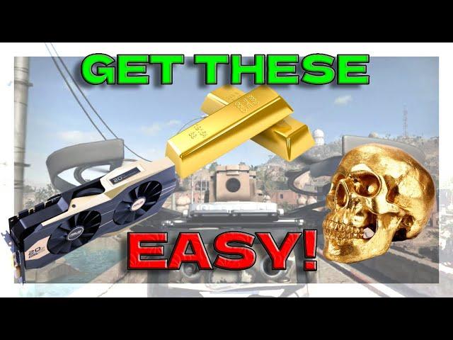 (EASY METHOD!) DMZ: Finding Gold Skulls, Gold Bars, and GPUs EASY! Solo Method! Third Insured Slot!