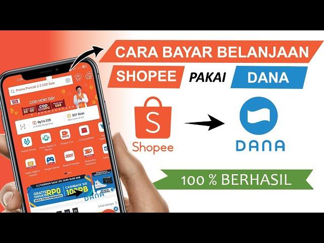  Terbaru ! Cara Bayar Shopee Pakai Dana | Tanpa ATM |