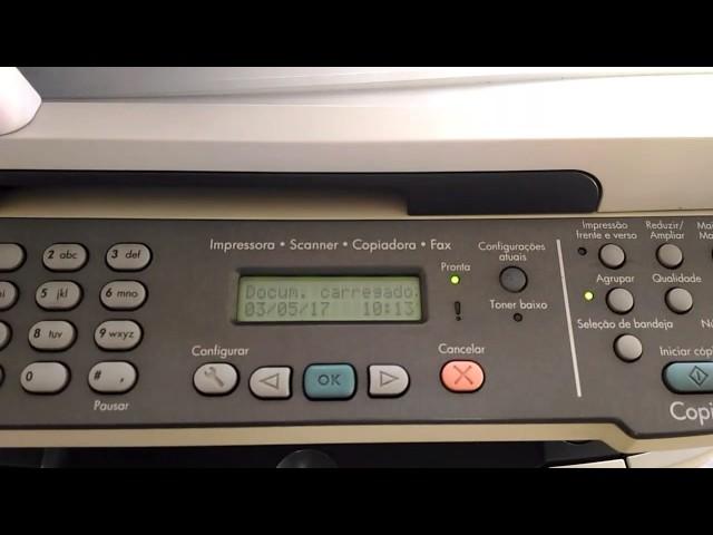 Impressora HP Laserjet M2727 rede frente e verso automático