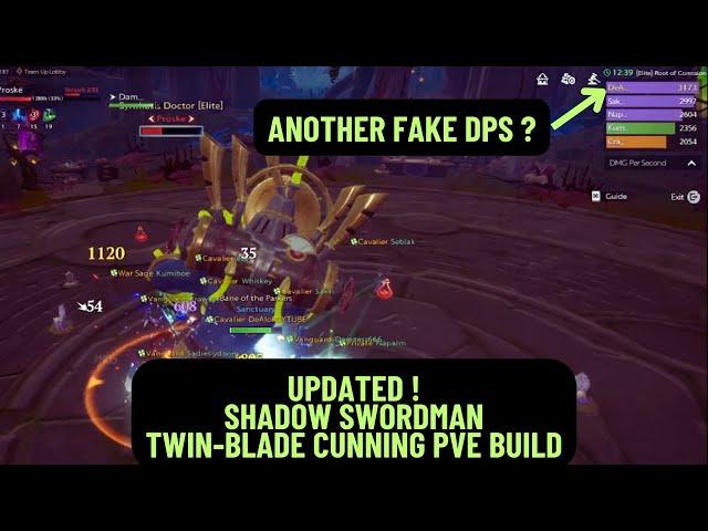 NEWEST RAID TEST WITH UPDATED SHADOW SWORDMAN TWIN-BLADE CUNNING PVE BUILD | TARISLAND MMORPG