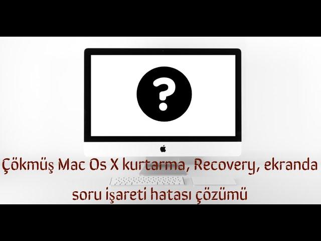 How to fix a Mac that won't start, Crashed Mac Os X recovery, question mark error solution