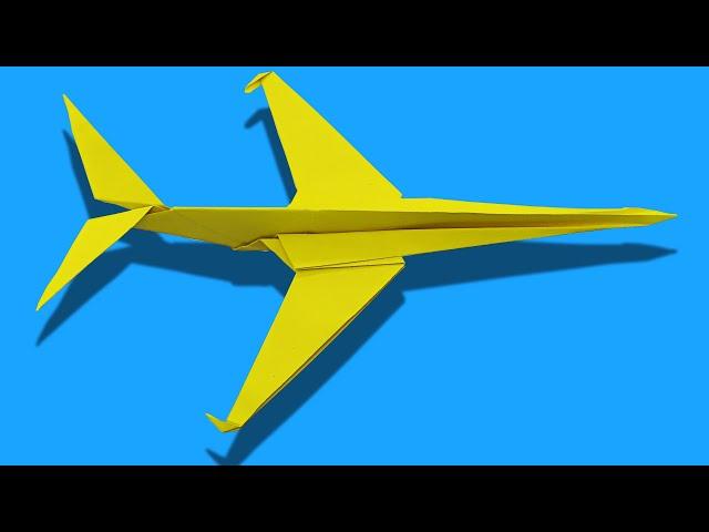 How to Make Paper jet Plane / Origami Jet - Origami Airplane