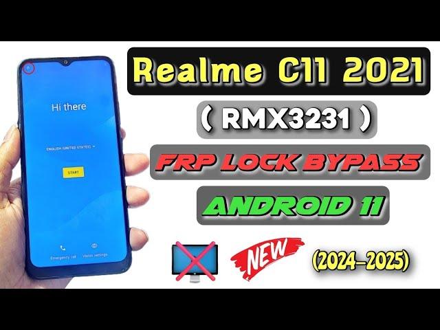 Realme C11-2021 (RMX3231) Frp Lock Bypass, Android 11 /Without Pc / All Realme Google Lock Remove 