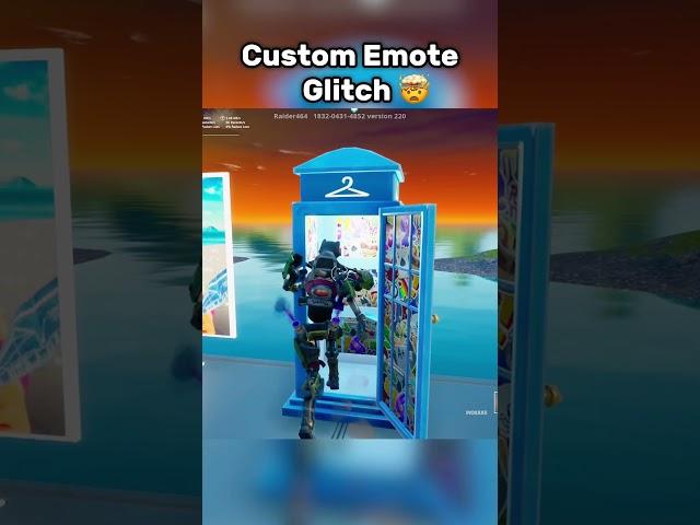 Custom Emote Glitch  #fortnite #shorts