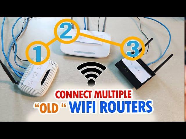 How to connect multiple WiFi routers and Expand WiFi signal (Step by step)