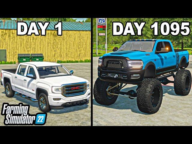 I SPENT 3 YEARS BUILDING A DEALERSHIP WITH $0 AND A TRUCK | Farming Simulator 22