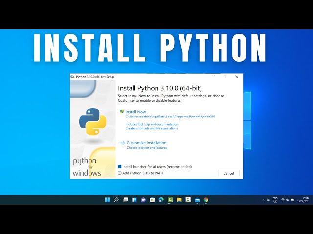 How to Install Python on Windows 11