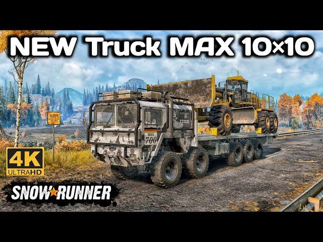 New Truck MAX 10×10 In SnowRunner Season 15 #snowrunner #offroad #truck