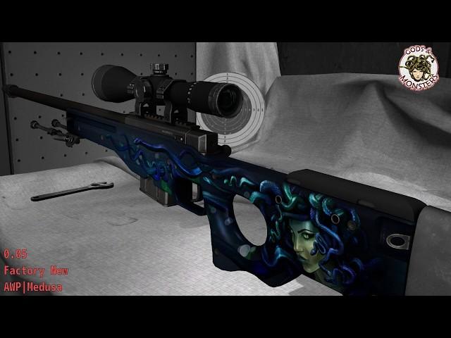 AWP Медуза | Износ Скина | #CSGO