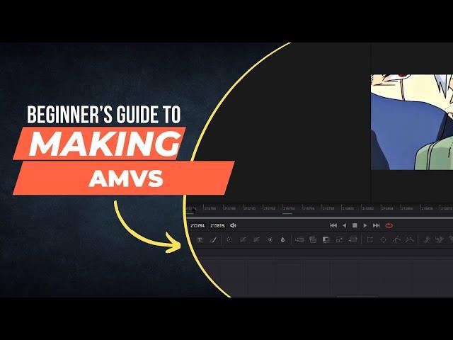 AMVs Tutorial Revealed-How to make your OWN AMVs inside of Davinci Resolve || Enjoy With Bhavith |