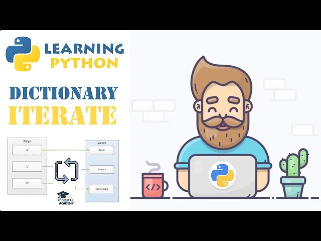 Iterate through Items of a Dictionary in Python (FOR Loop) - Python Tutorial for Beginners