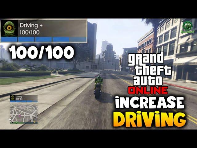 Increase Driving Skill 100/100 Fast & Easy | GTA Online Help Guide