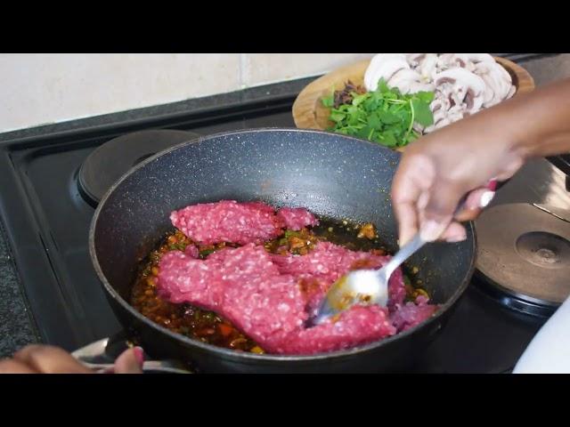 Baking Bread and mince curry, home Made Bread, Bread Recipe for Beginners, Mince meat curry recipe.