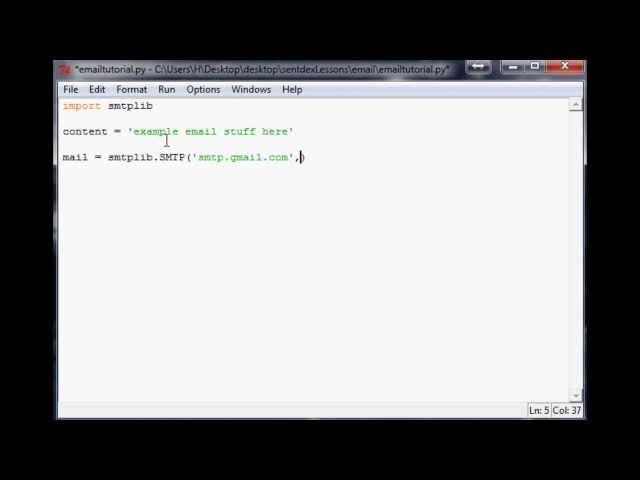 How to send an email with Python