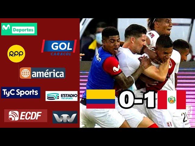 Colombia 0 - 1 Perú | Así relató Sudamérica el gol de Edison Flores