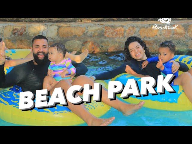 Fomos no BEACH PARK com 2 bebês