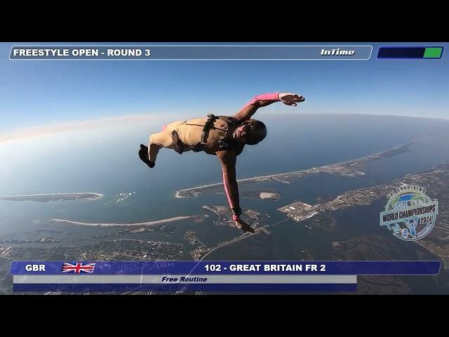 Great Britain (2) Freestyle, 2024 FAI World Skydiving Championships