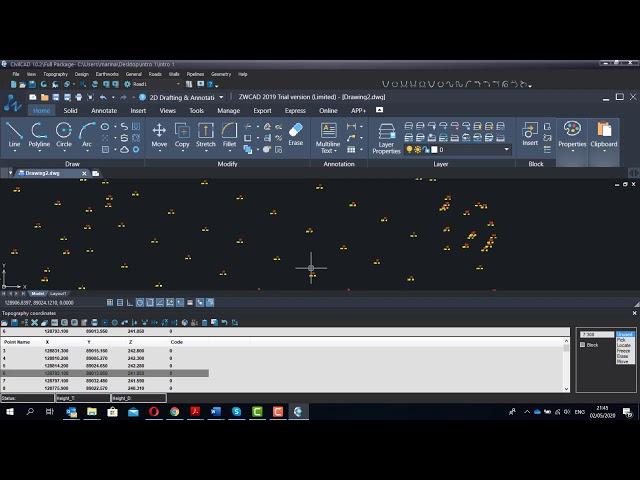 CivilCAD Tutorial 1- Using Projects and Coordinates