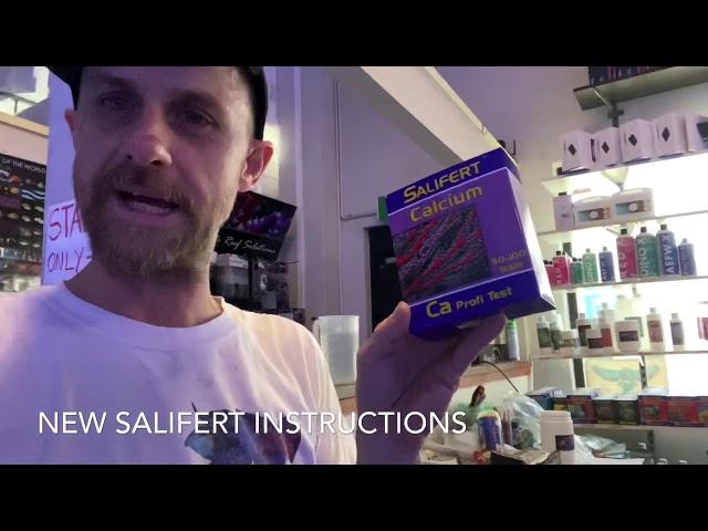 Salifert Calcium New Instructions