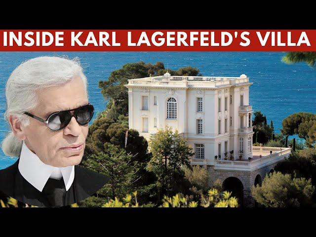 Karl Lagerfeld House Tour in Monaco | INSIDE Karl Lagerfeld's Villa La Vigie in French Riviera